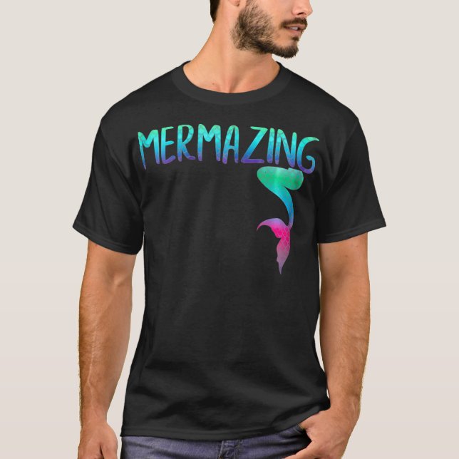 Camiseta Mermaig Para Mães Sereias (Frente)