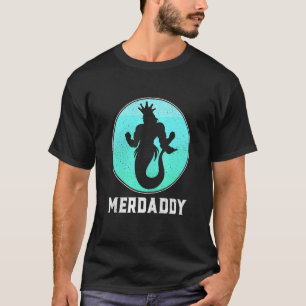 Camiseta Merman Mermaid Pai Fish Padre