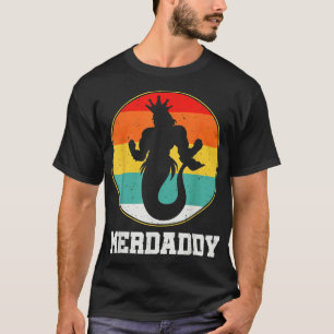 Camiseta Merman Mermaid Pai Fish Padre