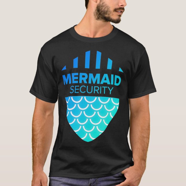 Camiseta Merman Mermaid Security _1 (Frente)