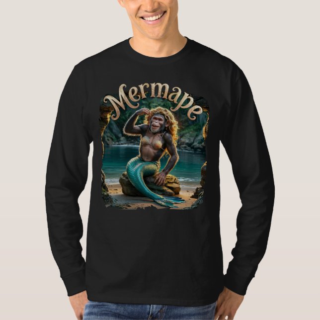 Camiseta Mermape Fotografia Combo Criatura Engraçada (Frente)