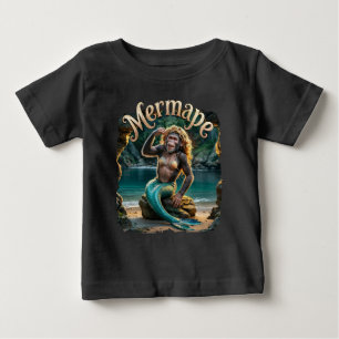 Camiseta Mermape Fotográfico – Macaco Sereia Animal Engraça