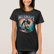 Mermape Illustration Combo Creature Funny