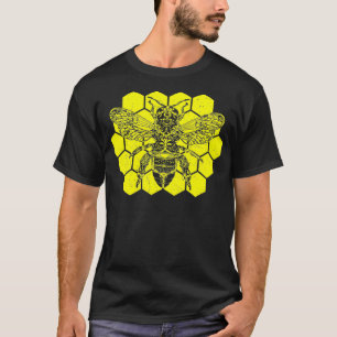 Camiseta Merovingian    BEEMasonic Style Design Honeycomb
