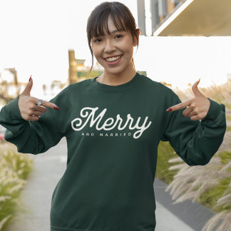 Camiseta Merry and Married Script Custom