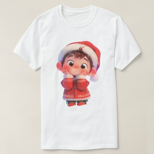 Camiseta Merry & Bright Magic (Frente do Design)