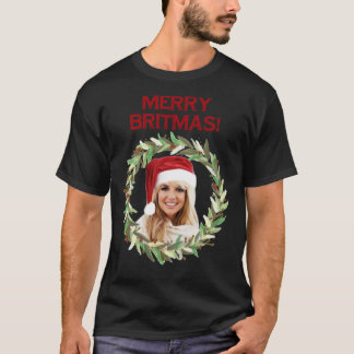 Camiseta Merry Britmas - For Celebrating a Very Britney Chr