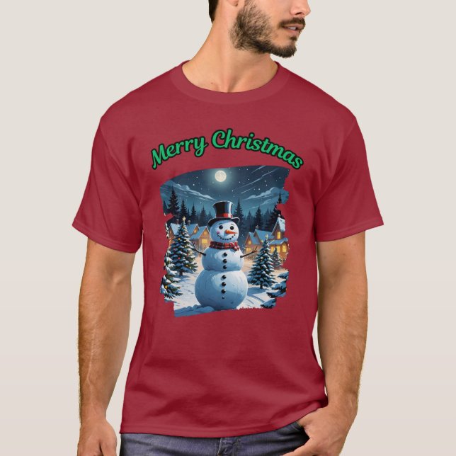 Camiseta Merry Christmas  (Frente)