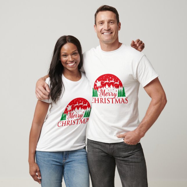 Camiseta Merry CHRISTMAS (Unissex)