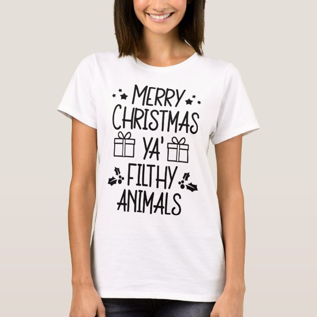 Camiseta Merry Christmas (Frente)