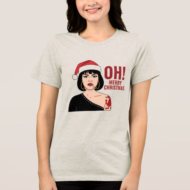Camiseta merry christmas (Frente)