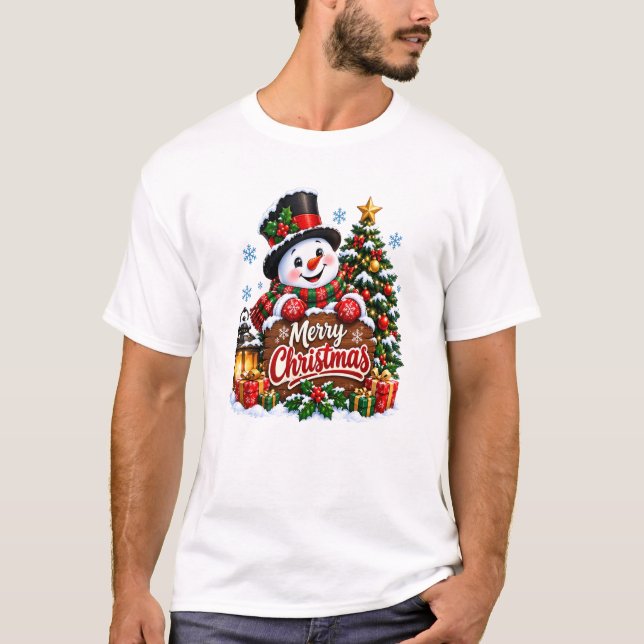 Camiseta Merry Christmas  (Frente)