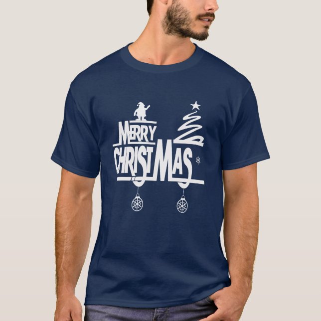 CAMISETA MERRY CHRISTMAS (Frente)