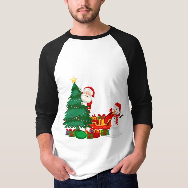 Camiseta Merry Christmas (Frente)