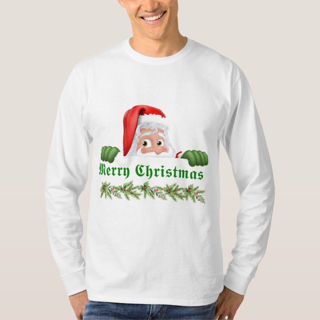 Camiseta Merry christmas  (Frente)