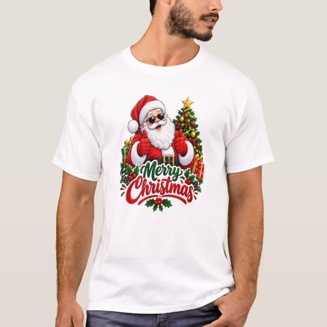 Camiseta merry christmas (Frente)