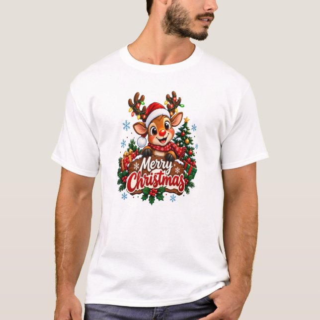 Camiseta Merry Christmas (Frente)