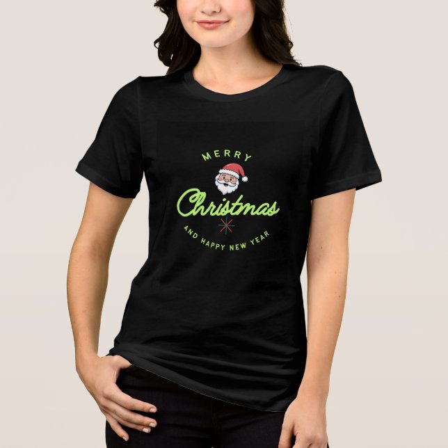 Camiseta Merry Christmas and Happy New Year (Frente)