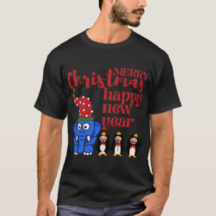CAMISETA MERRY CHRISTMAS APRESENTA FELIZ ANO NOVO 2023