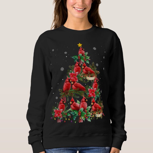 Camiseta Merry Christmas Cutest Cardinal Bird Lovers Xmas L (Frente)