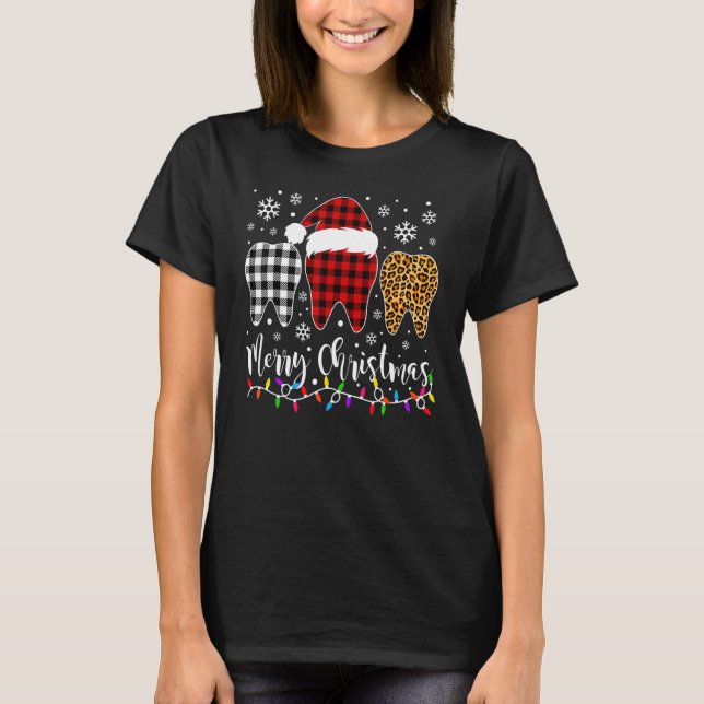Camiseta Merry Christmas  Dental Christmas (Frente)