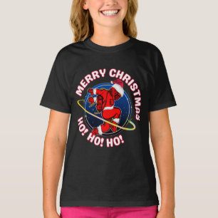 CAMISETA MERRY CHRISTMAS ENGRAÇADO ESPAÇO ASTRONAUTA
