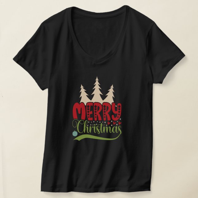 Camiseta Merry Christmas Free Christmas Tree (Postura )