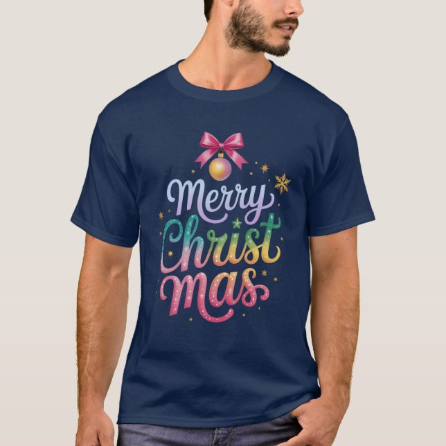 Camiseta Merry CHRISTmas friend (Frente)