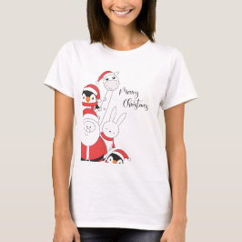Camiseta Merry Christmas Friends