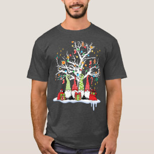 Camiseta Merry Christmas Gnomes t Xmas Lights Tree