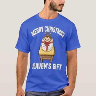 Camiseta MERRY CHRISTMAS HEAVENS GIFT Ba vintage