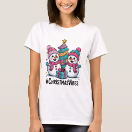 Camiseta Merry Christmas Holiday Vibes