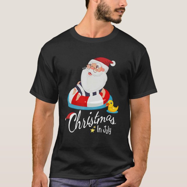 Camiseta Merry christmas in July (Frente)