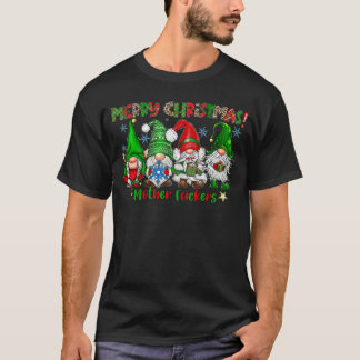 Camiseta Merry Christmas Mother Fuckers Funny Gnomes Xmas H