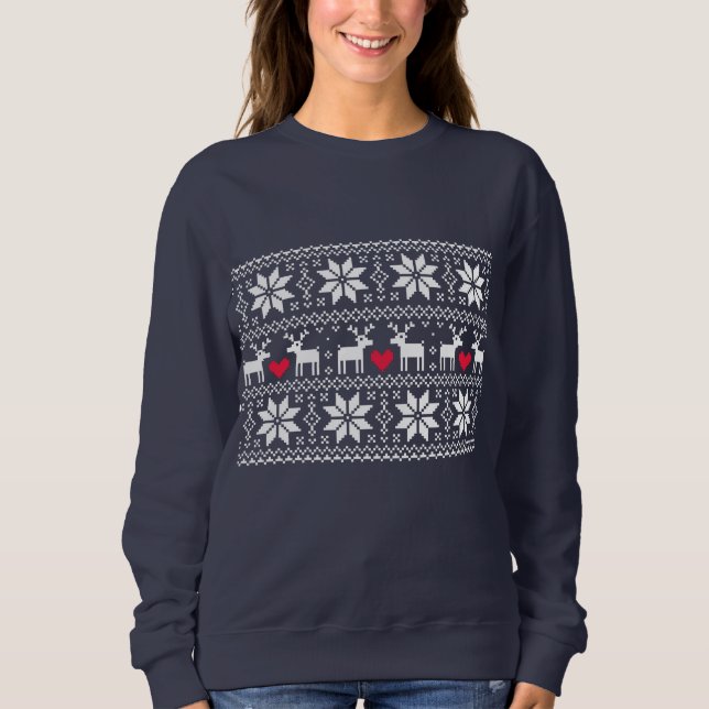 Camiseta Merry Christmas pattern 2 (Frente)