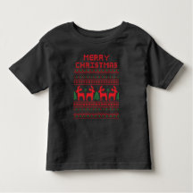 MERRY CHRISTMAS PIXEL ART STYLE T Shirt