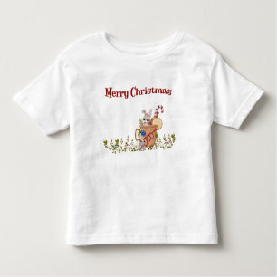 Camiseta Merry Christmas Rabbit Teasing Bunny Holiday