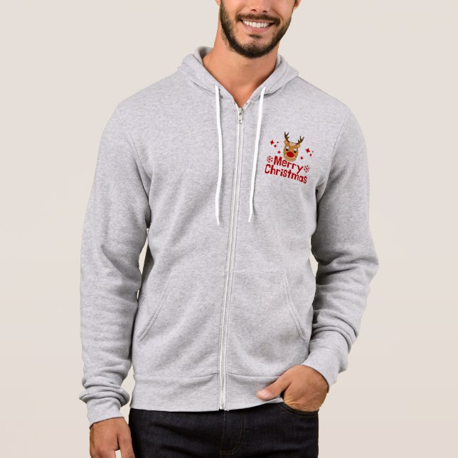 Camiseta Merry Christmas Reindeer (Frente)