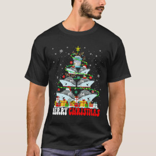 Camiseta Merry Christmas Reindeer Elf Papais noeis Navios D