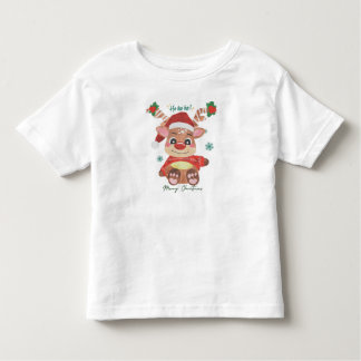 Camiseta Merry Christmas Reindeer - Festivo e Divertido