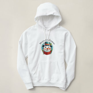 Camiseta Merry Christmas Snowman Hoodie – Winter Holiday