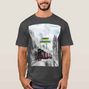 CAMISETA MERRY CHRISTMAS TRAIN