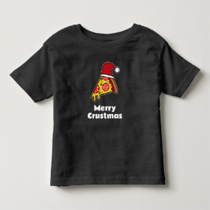 Camiseta Merry Crustmas FATIA DE PIZZA ENGRAÇADA PAI NATAL