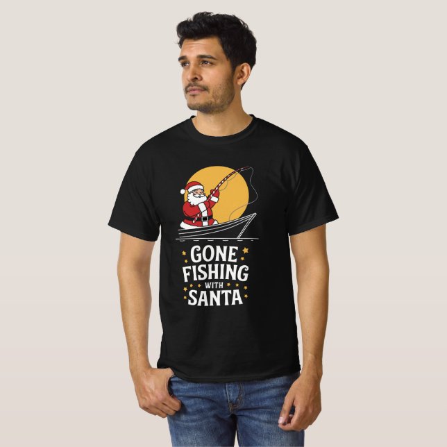 Camiseta Merry Fishmas Catch (Frente Completa)