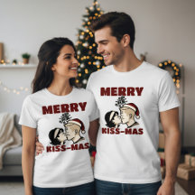Camiseta Merry Kiss-Mas Natal
