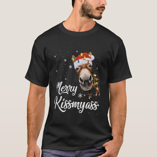 Camiseta Merry Kissmyass Donkey Merry (Frente)