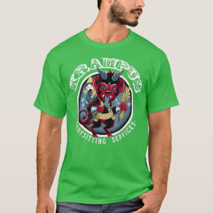Camiseta Merry Krampus Baby Sitting Claus Christmas Kids 