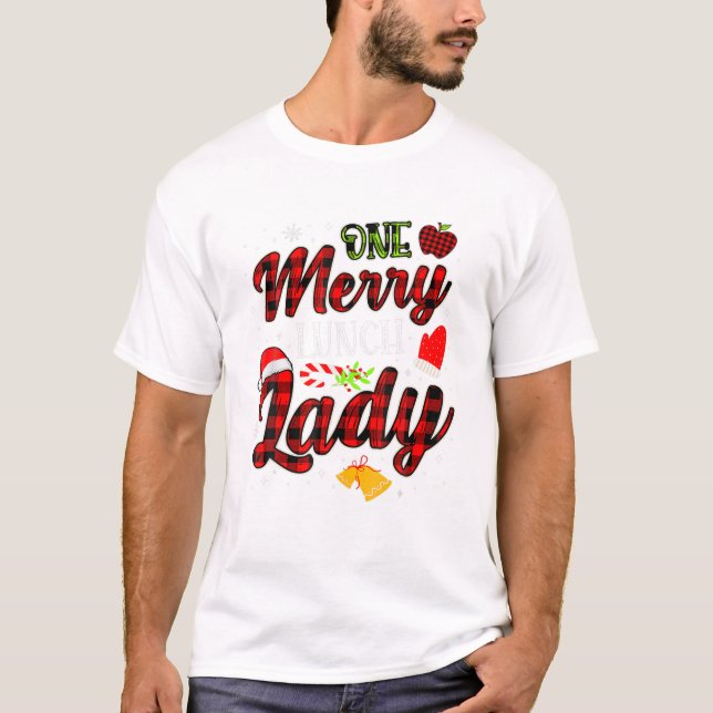 Camiseta merry Lunch Lady Christmas (Frente)