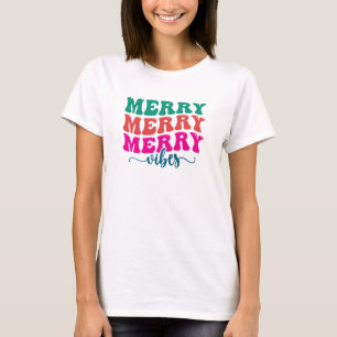 Camiseta Merry Merry Merry Vibrações, Natal
