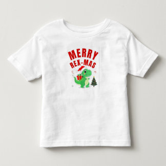 Camiseta Merry Rex-Mas Natal Dinossauro